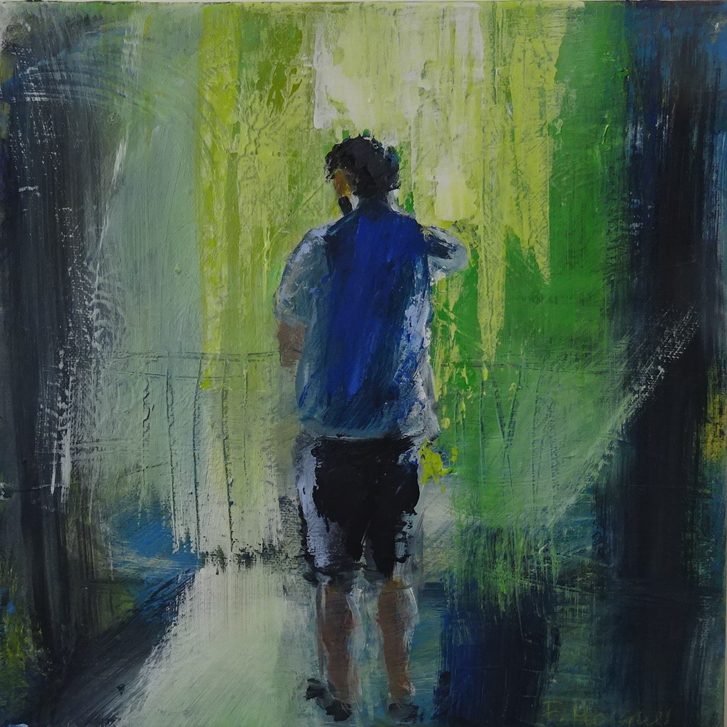 Bild von Franziska Morgner-Fanderl - Kontemplativ, Acryl 30 x 30